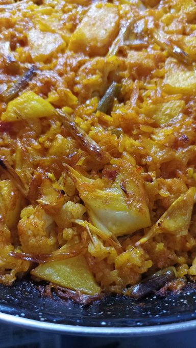 Bacalao con Coliflor y Ajetesn 16€